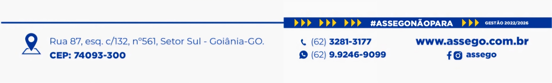 Rodapé ASSEGO
